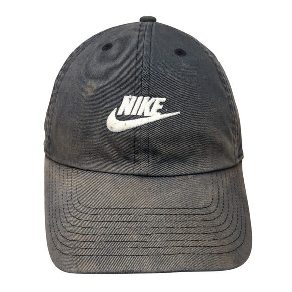 Nike Heritage86 Slideback Baseball Cap Gray OS Adjustable Embroidered Swoosh - Picture 1 of 9